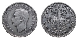 1938 Half crown, GF 39404