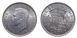 1945 Half crown, Mint lustre aEF 39015