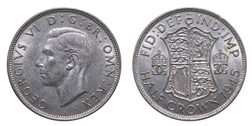 1945 Half crown, Mint lustre aEF 62029