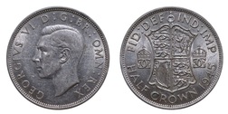 1945 Half crown, Mint lustre GVF 27963