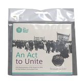 The Act to Unite 1918 UK 50p Brilliant Uncirculated Coin, Sealed in Royal Mint Folder as it left the Mint
