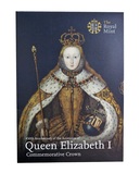 2008 Queen Elizabeth I Commemorative £5 Crown Royal Mint Folder UNC