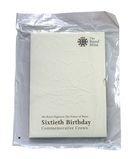 2008 Prince Charles 'Sixtieth Birthday' £5 Crown Sealed in Royal Mint Folder, UNC