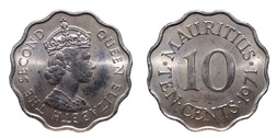 Mauritius, 1971 10 Cents, GVF