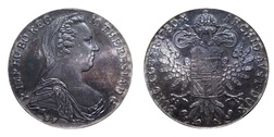 Austria, 1780 Silver Thaler, 'Maria Theresa' UNC