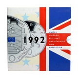Pre-Owned 1992 Brilliant Uncirculated Coin Collection, in Royal Mint Folder,