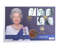 2002 Five Pounds 'Queen's Golden Jubilee 1952 - 2002 Cu-Ni Large Coin Cover
