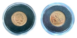 2009 Gold 1/20 sovereign  St. George & the Dragon, UNC in capsule