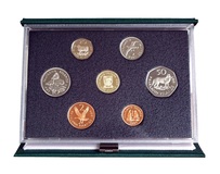 Falkland Islands 1987 Proof Base Metal (7-coin) Collection