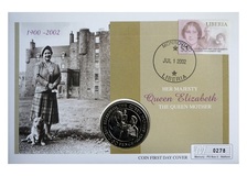St. Helena, 1995 50p 'H.M. The Queen Mother' First day cover by Mercury. UNC 278