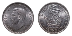 1946 Eng Shilling, EF