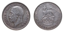 1927 Shilling, VF 78141