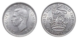 1946 Eng Shilling, EF 38869