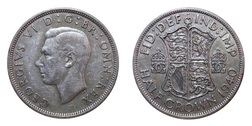 1940 George VI Silver Half crown, GF 78177