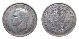1941 George VI Silver Half crown, GF/NVF 78179