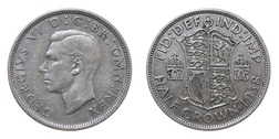 1938 Half crown, VF 78180