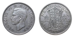 1938 Half crown, VF 78181