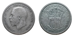 1936 George V Silver Half crown, Fine 78286