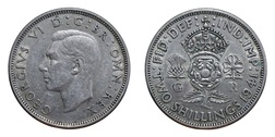 20935 George VI silver Florin 1941, VF