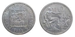 Czechoslovakia, 1932 silver Korun, VF