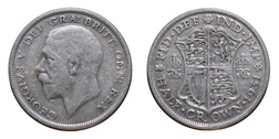 78174 George V silver 1931 Half crown, GF