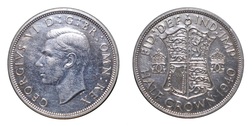 1940 George VI Silver Half crown, EF 36268