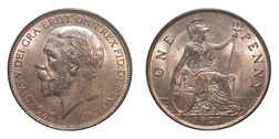1927 Penny, aUNC Good Lustre