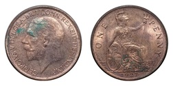 1927 Penny, EF Good Lustre