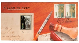 Sterling Silver 2003 ingot and stamp Set. The 'Science and Art' of the Post Box (1857) Issued by the Royal Mint & Royal Mail