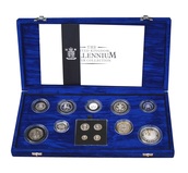 Millennium 2000 Silver Proof Collection, (13) coins FDC