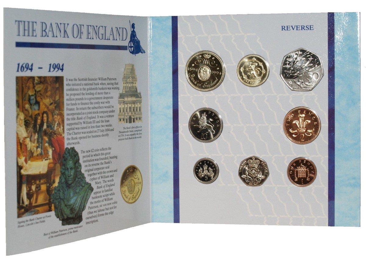 UK, 1994 Brilliant Uncirculated Coin Collection, Issued by The Royal ...