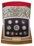 2003 Royal Mint 'Executive' Proof Year Coin Collection, including the Certificate of Authenticity with booklet, FDC