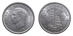 1944 George VI Silver Half crown, Mint lustre EF 62030